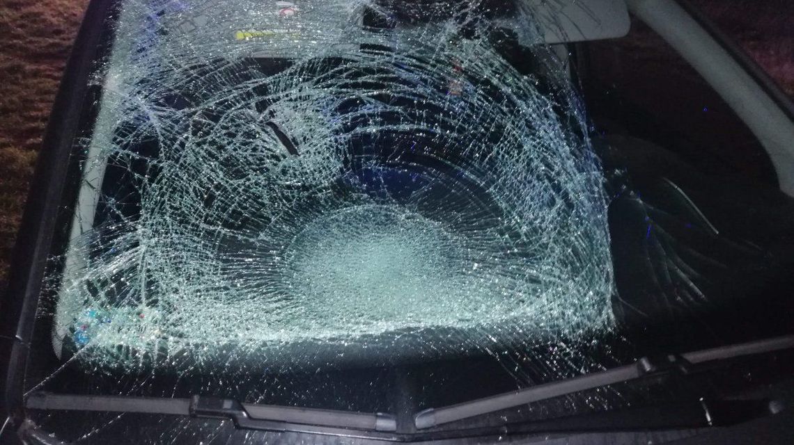 Potrącenie pieszego w Spławach. Mężczyzna był pijany