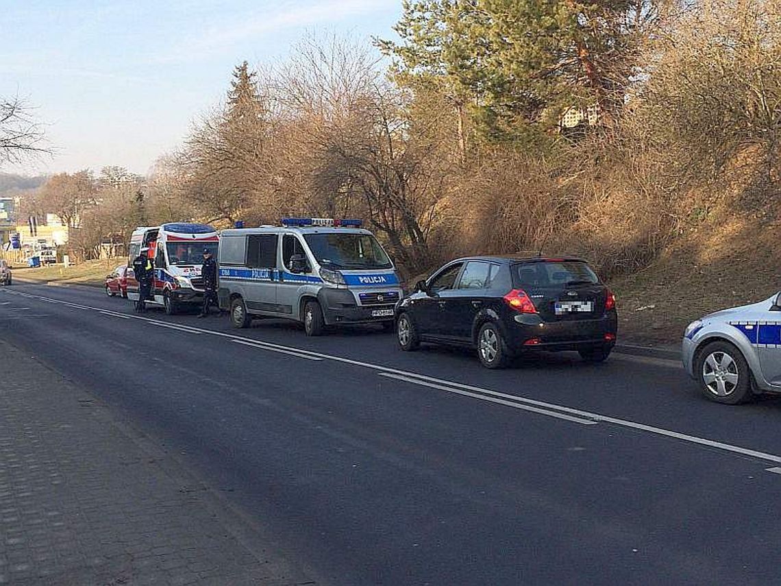 Potrącenie rowerzysty przy ul. Północnej