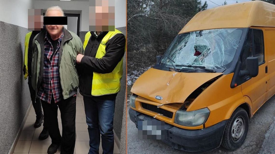 Potrącił mężczyznę i uciekł z miejsca zdarzenia. Targały nim wyrzuty sumienia