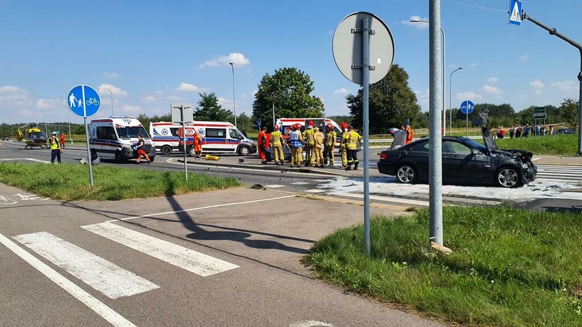 Potworny wypadek w Chodlu. Śmierć 3 kobiet Potworny wypadek w Chodlu. Śmierć 3 kobiet
