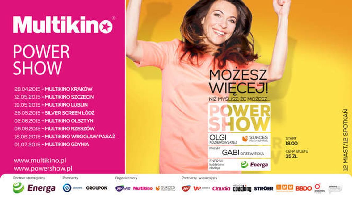 Power Show Olgi Kozierowskiej w lubelskim Multikinie
