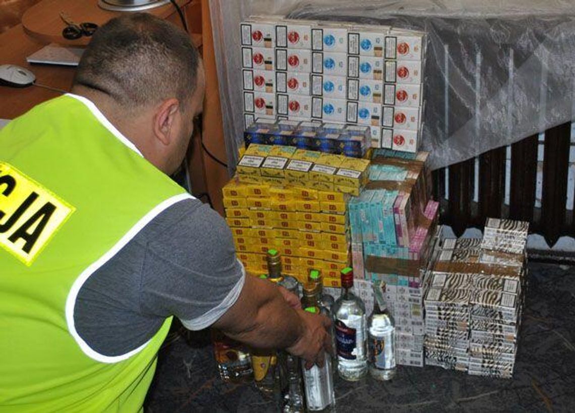 Powiat tomaszowski: Policja przechwyciła kontrabandę