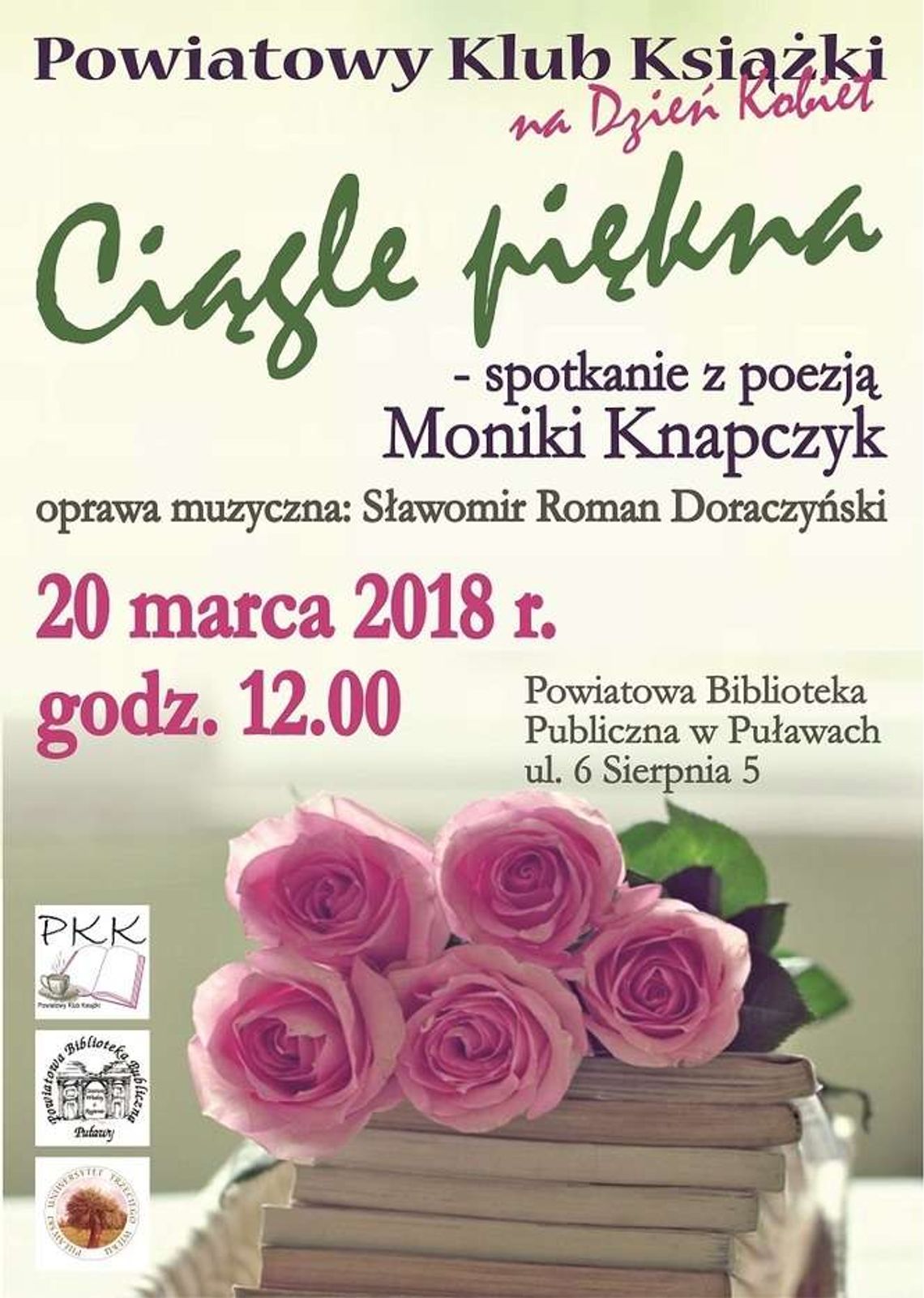 Powiatowy Klub Książki na Dzień Kobiet w Puławach