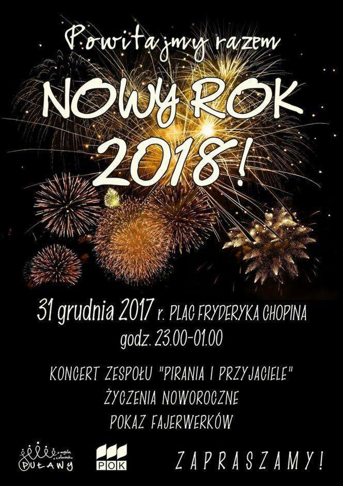 Powitanie Nowego Roku w Puławach