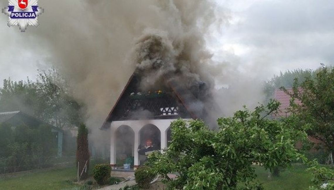 Pożar altanki. Znaleźli ciało 60-latka. Wiadomo, co się stało