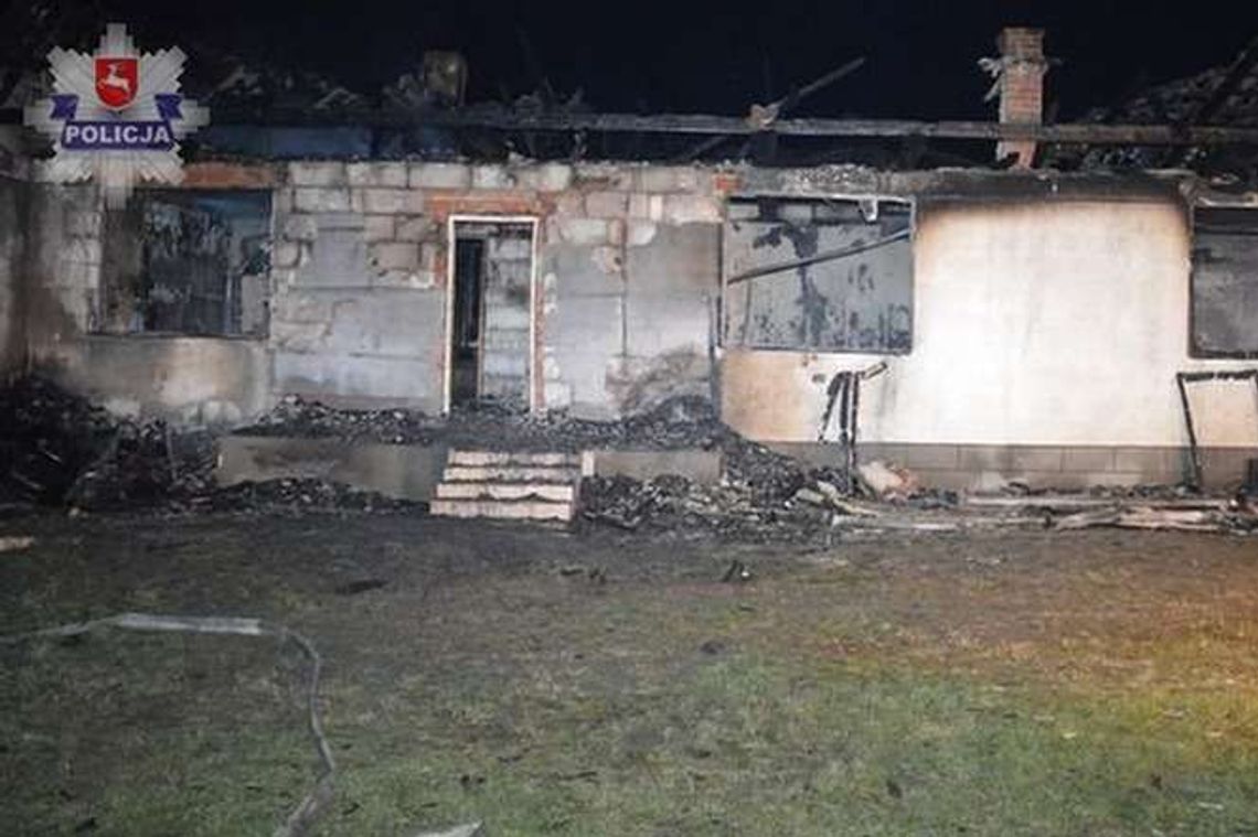Pożar domu w gm. Turobin. Nie żyje 60-latka