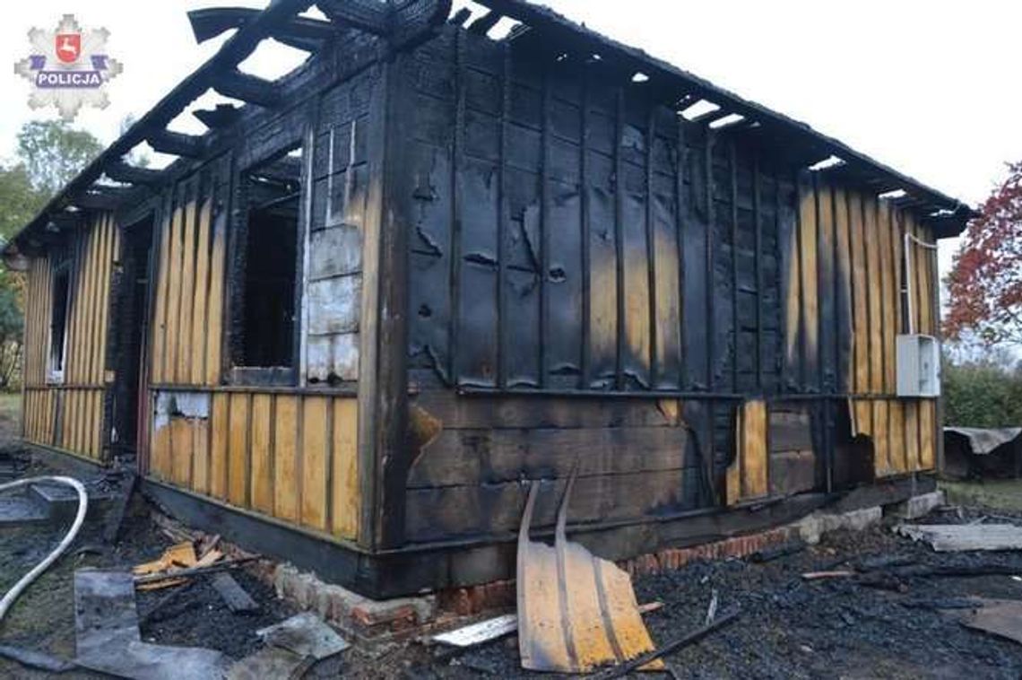 Pożar domu w Marysinie. Znaleziono zwłoki 60-latka