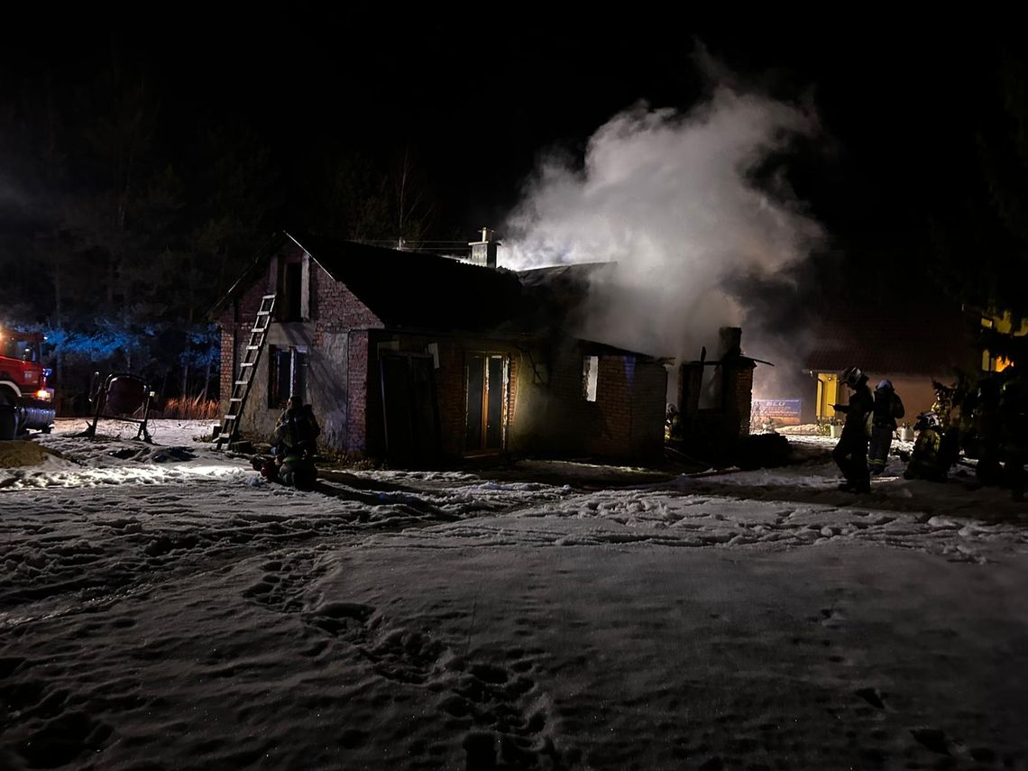 pożar w Piotrowicach