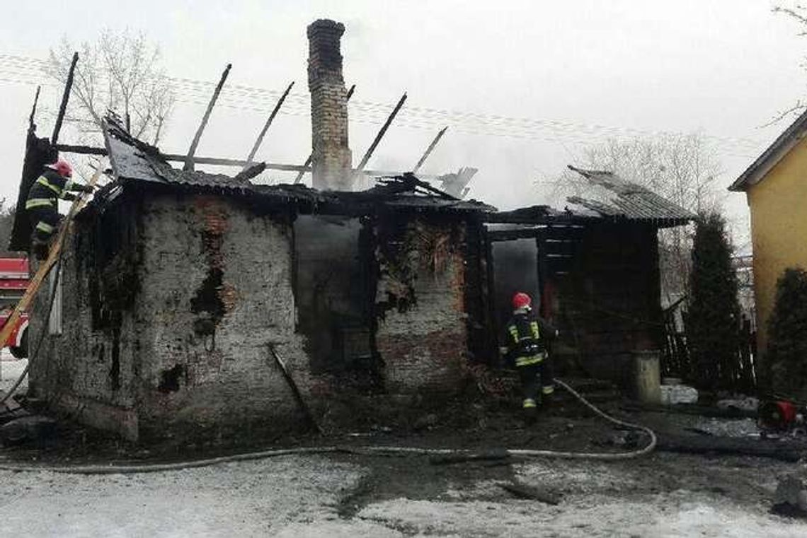 Pożar domu w Pogonowie. Zginął 60-latek