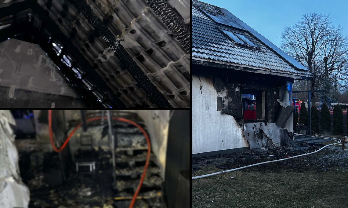 Pożar domu w Puławach. Nie żyje niepełnosprawny mężczyzna