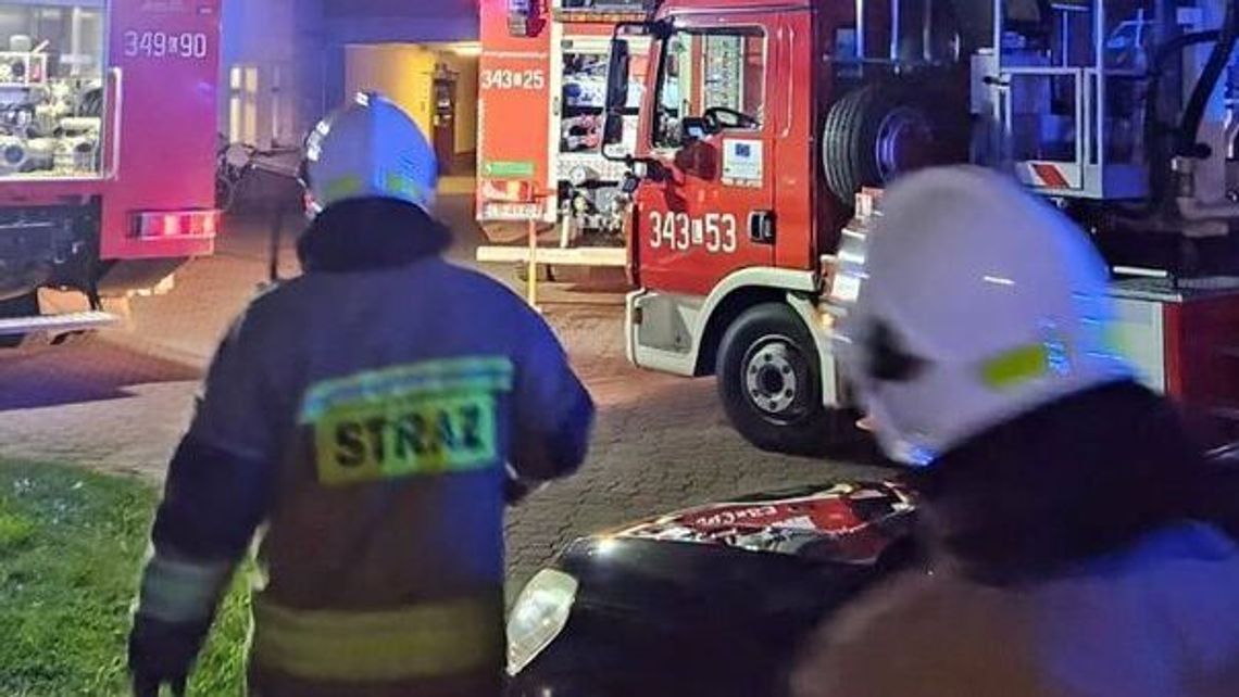 Pożar domu wybuchł w nocy. Mężczyzna nie przeżył 