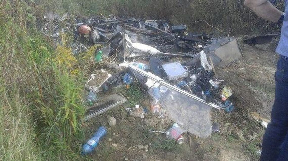 Pożar na polu w Lublinie. Świadkowie słyszeli potężny wybuch
