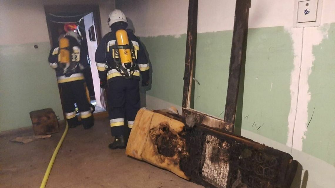 Pożar na Starym Mieście w Zamościu. Na poddaszu kamienicy był lokator 