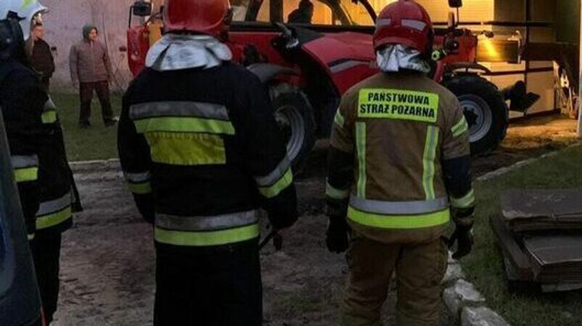 Pożar na terenie Rezerwatu Dzikich Dzieci w Lublinie 