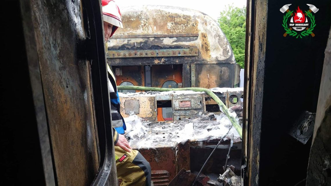 Pożar pociągu do Lublina. Zapaliła się lokomotywa [zdjęcia]