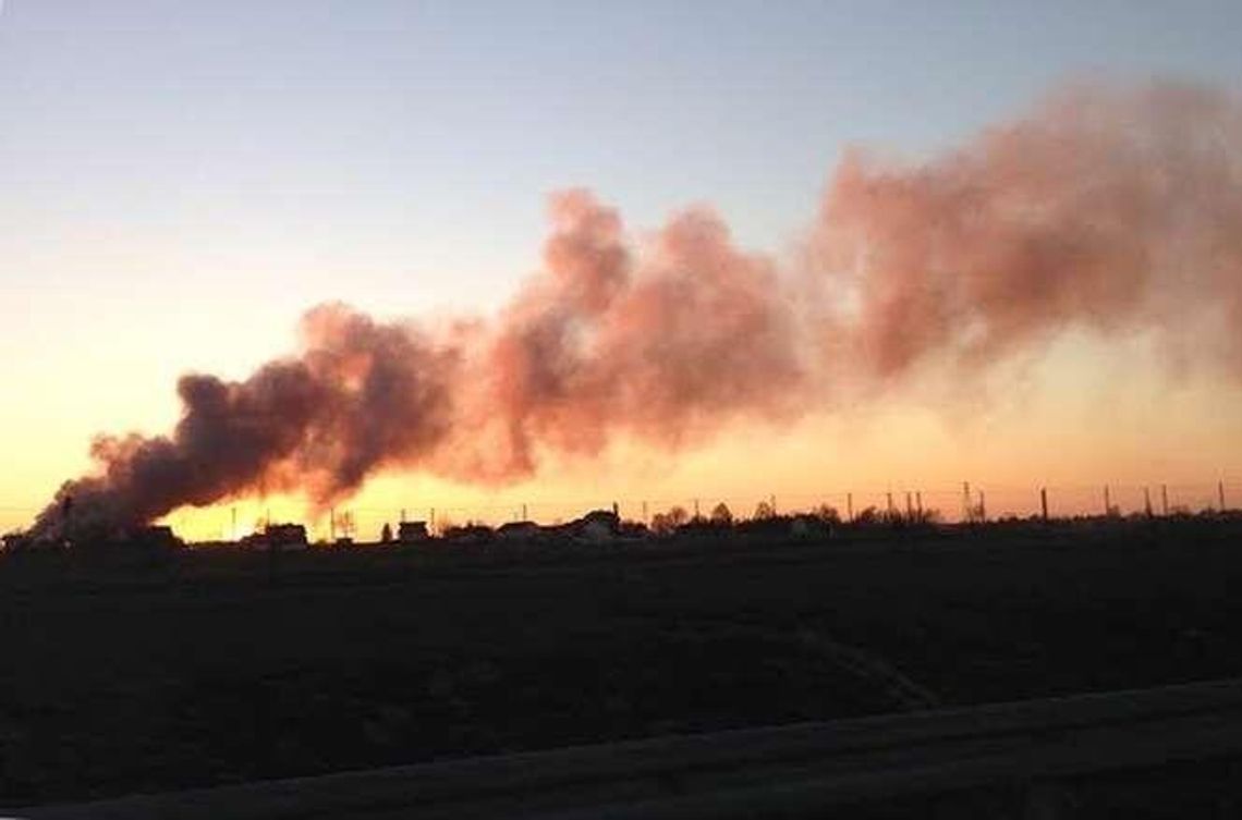 Pożar w Bogucinie. "Ogień jest bardzo duży" Pożar w Bogucinie. "Ogień jest bardzo duży"