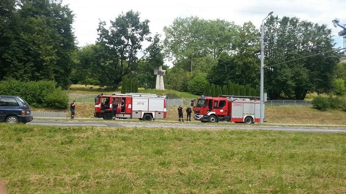 Pożar w budynku ZUS - na niby Pożar w budynku ZUS - na niby