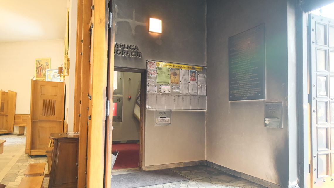 Pożar w kościele w Lublinie. Możliwe podpalenie [zdjęcia]