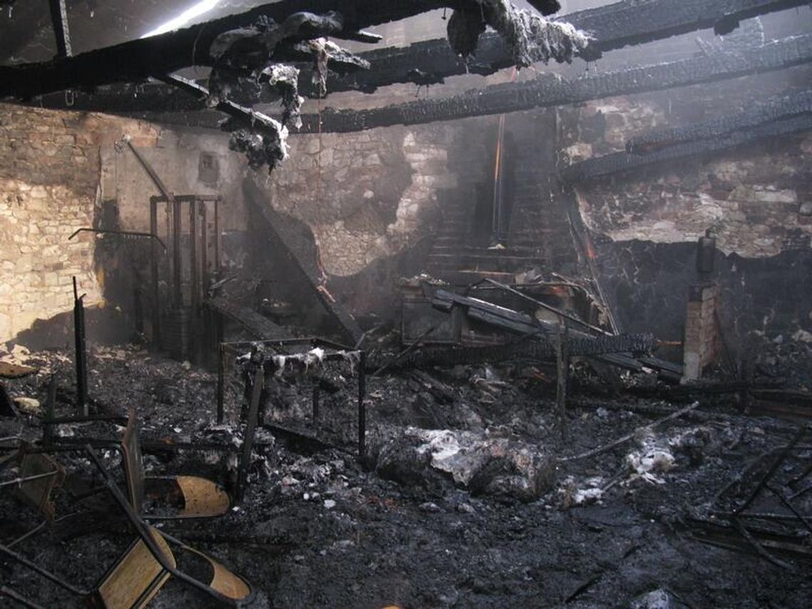 Pożar w Krężnicy Okrągłej. Spłonęła gminna siłownia (zdjęcia)