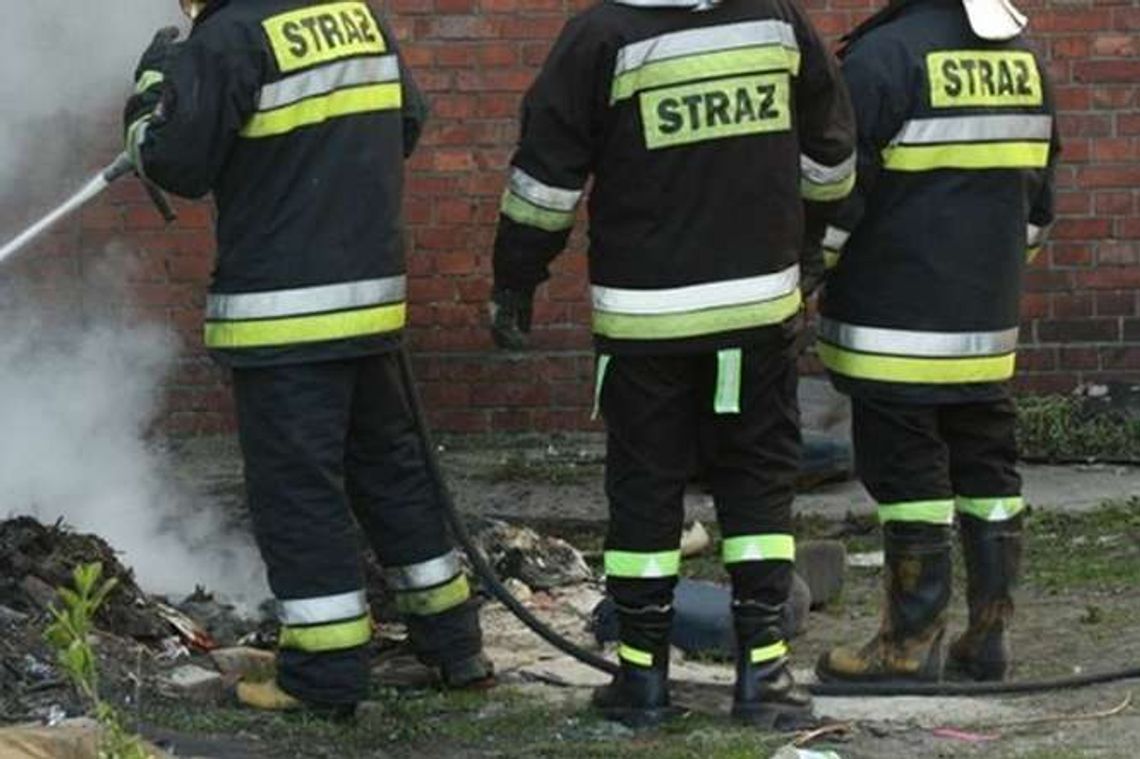 Pożar w Lisznej. Zginął 62-letni mężczyzna