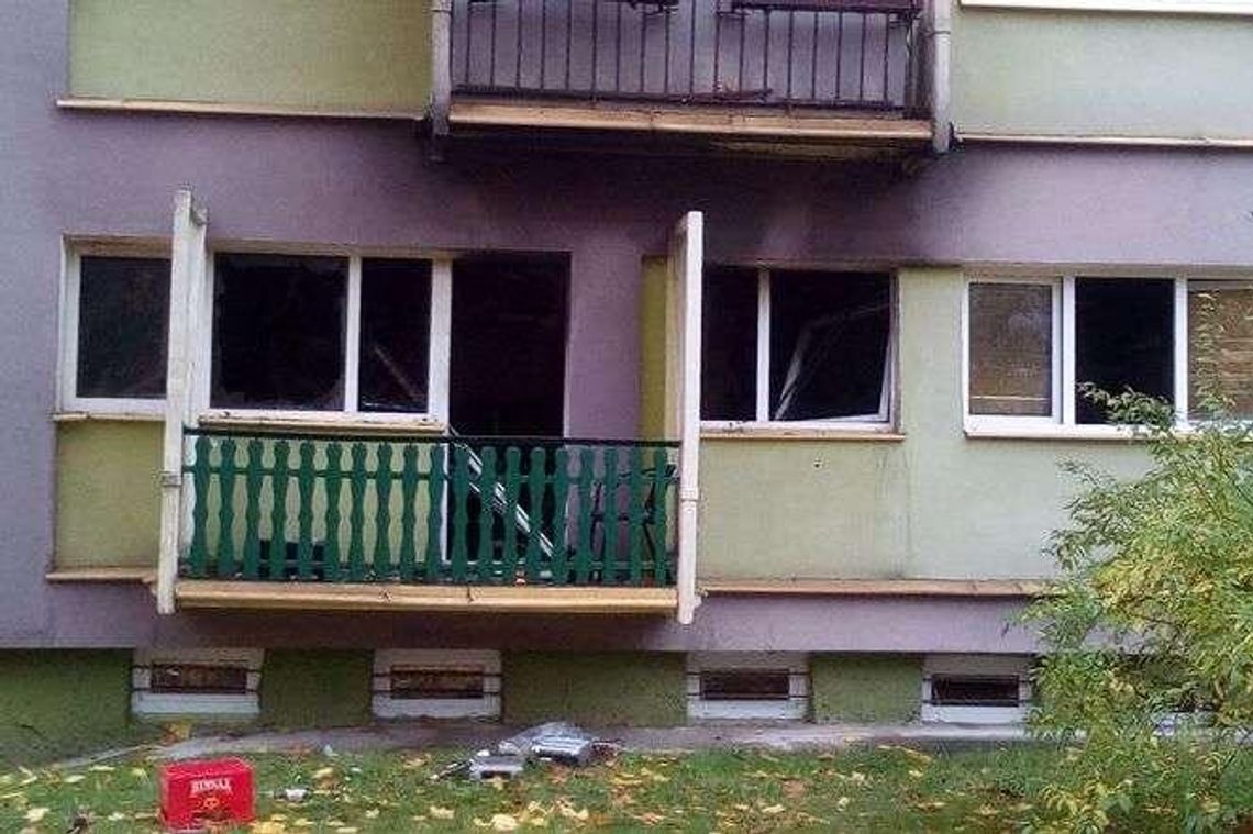 Pożar w mieszkaniu w bloku na LSM. Policja zatrzymała 52-letniego mężczyznę