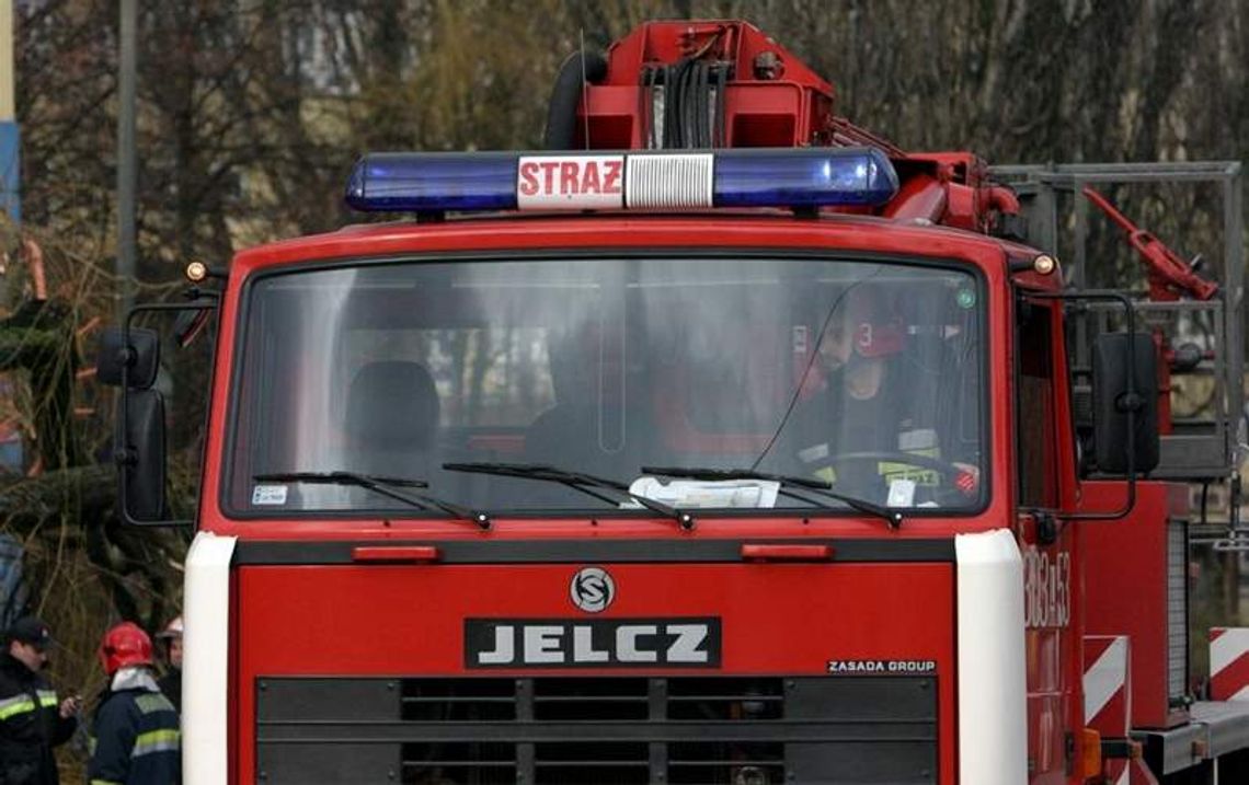 Pożar w mleczarni w Piaskach