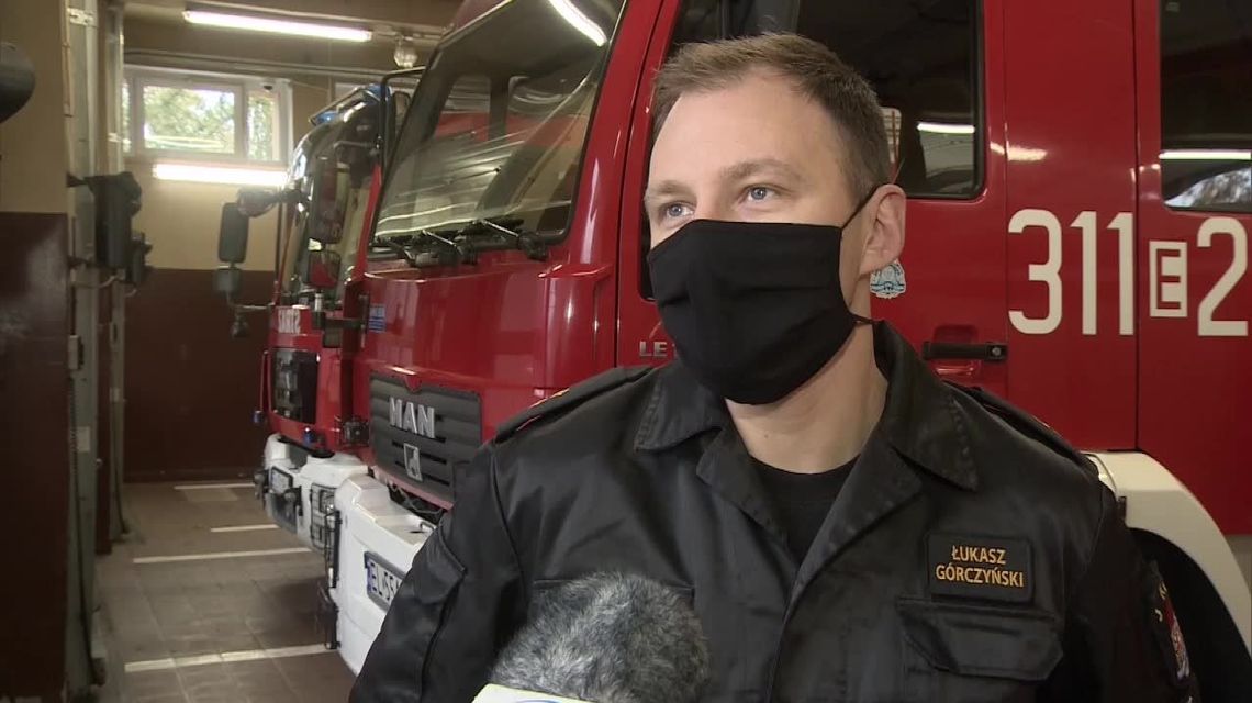 Pożar w szpitalu w Łodzi. Pacjent podłączony do tlenu zapalił papierosa