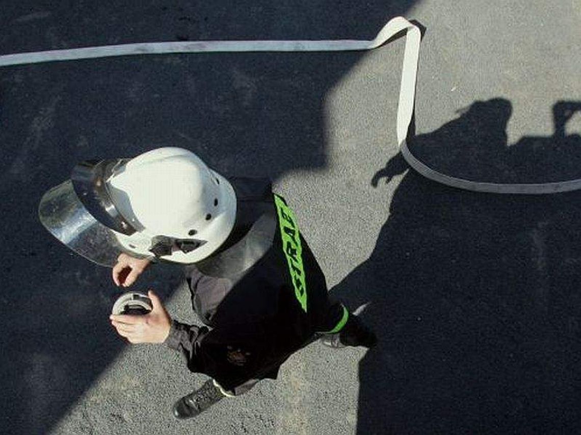 Pożar w szpitalu w Puławach: Paliły się kartki papieru