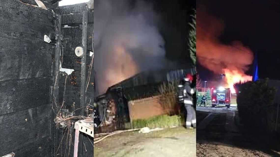 Pożar w Witowicach. Zapaliły się budynki gospodarcze Pożar w Witowicach. Zapaliły się budynki gospodarcze