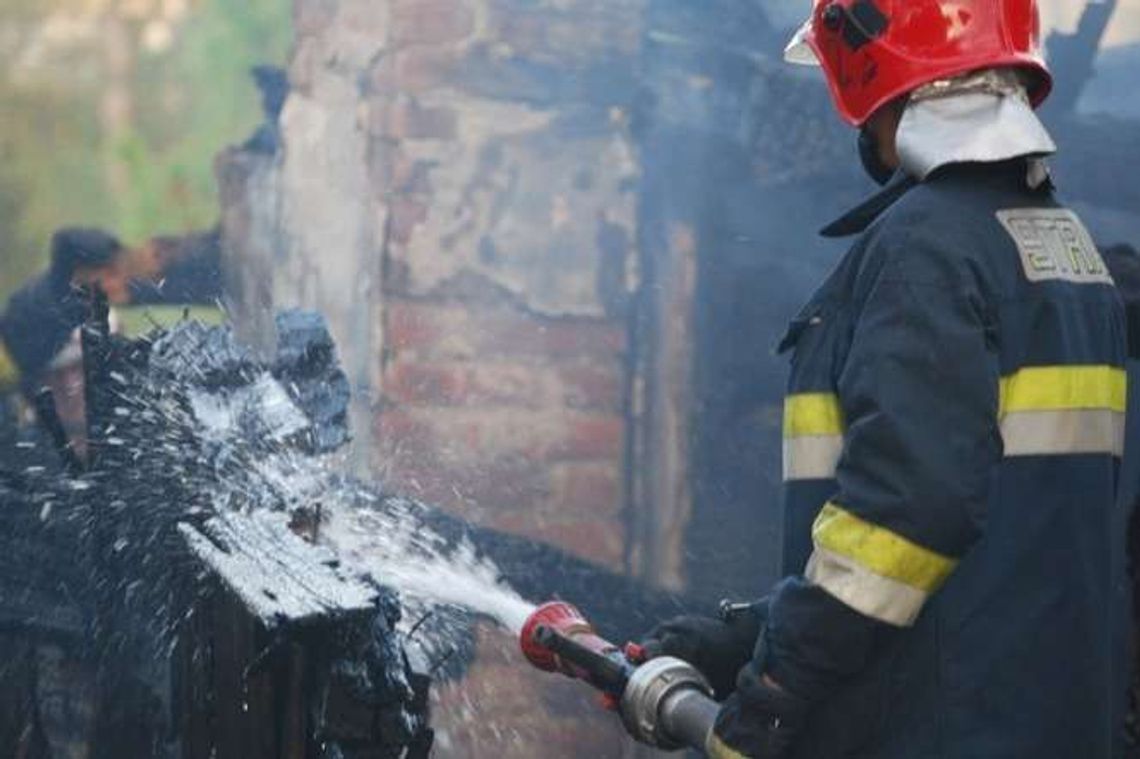 Pożar w zakładzie krawieckim. Zginął mężczyzna