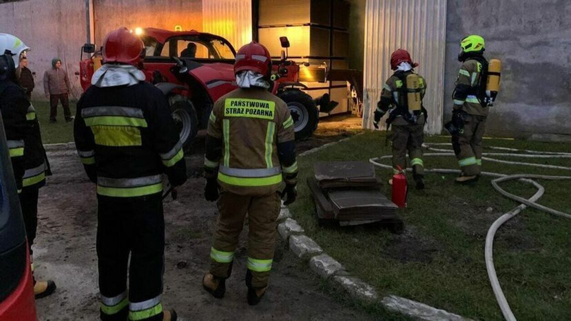 Pożar wagonów pociągu. Najprawdopodobniej podpalenie