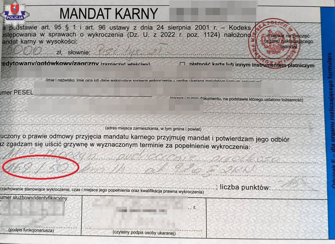 Pożegna się z prawem jazdy i 5000 zł. W zabudowanym pędził 169 km/h