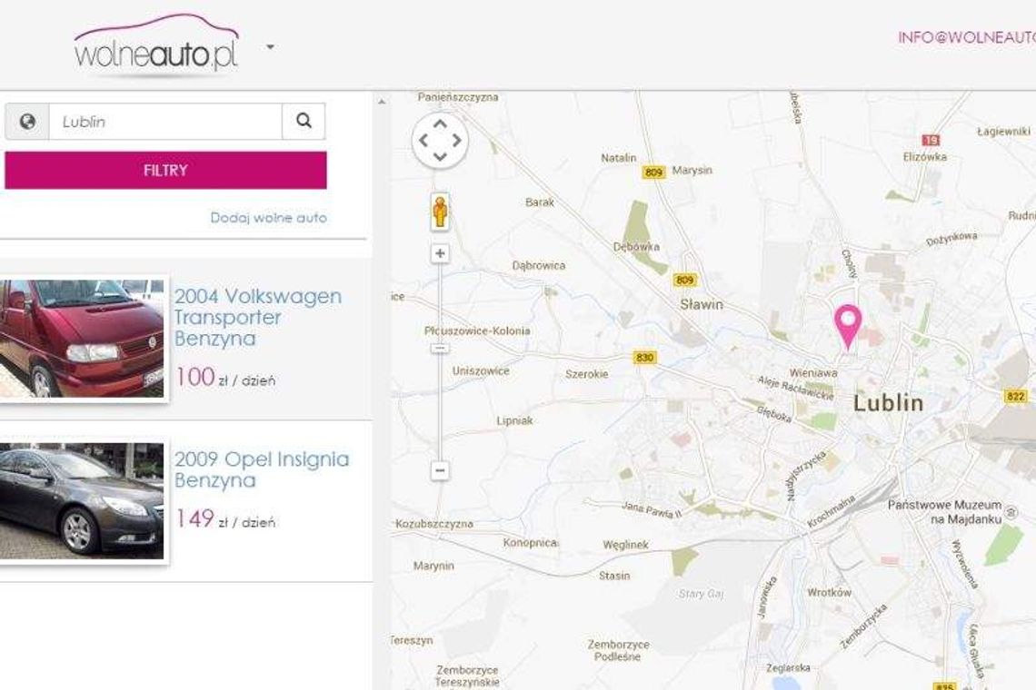 Pożycz auto od właściciela i w drogę. Nowy serwis w internecie