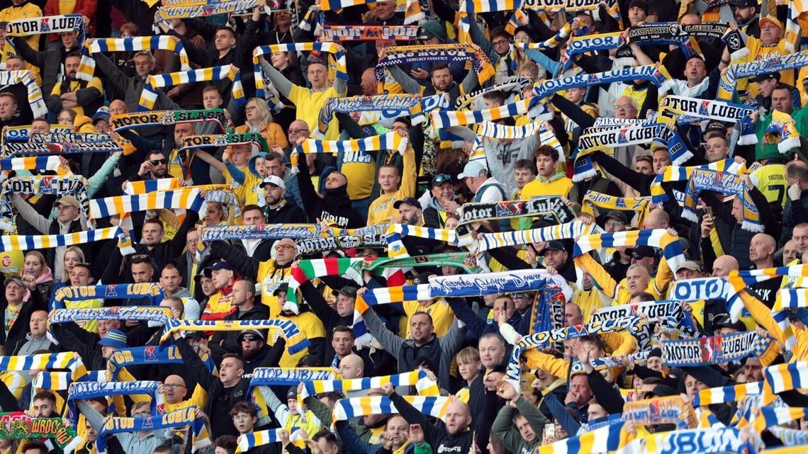 Prawie komplet kibiców obejrzał porażkę Motoru z Cracovią