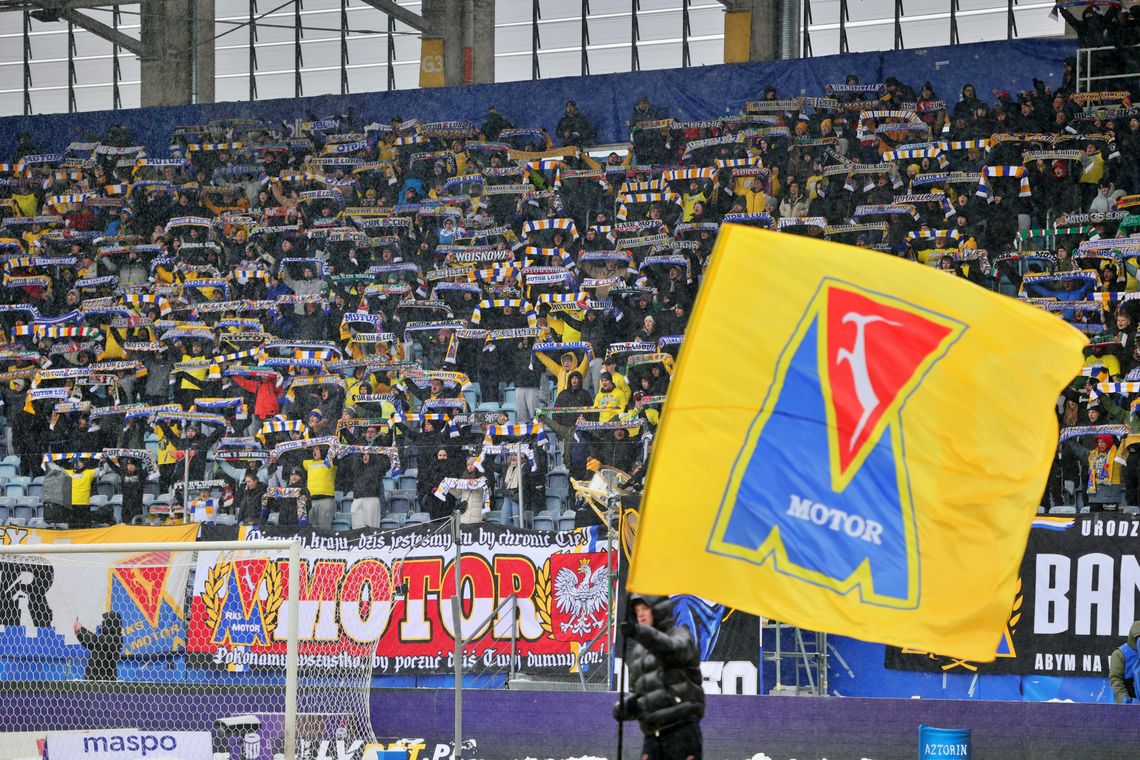 Prawie osiem tysięcy widzów dopingowało Motor w meczu z Lechią