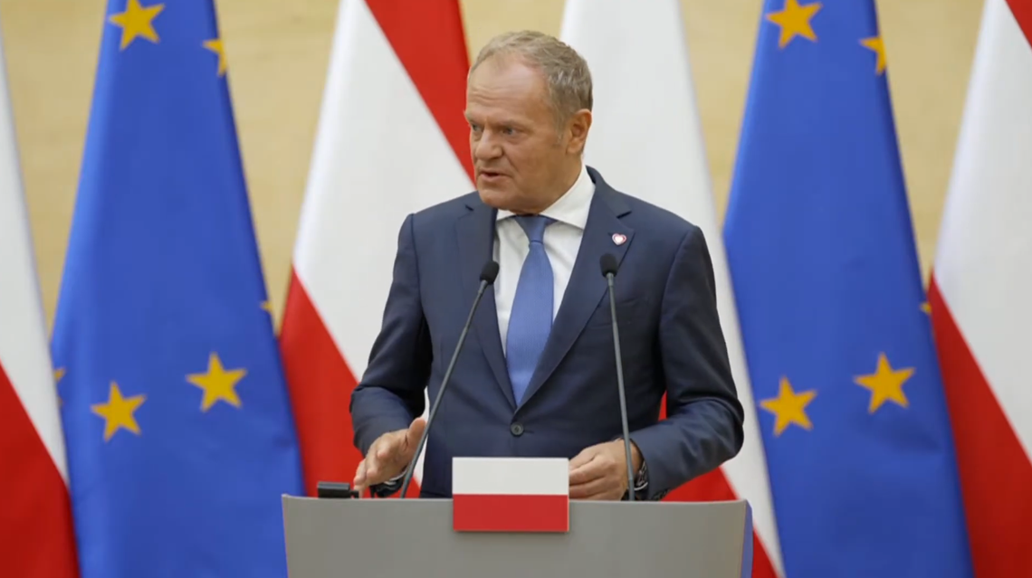 Premier Tusk o syrenach na Lubelszczyźnie. „Doszło do masywnej eksplozji”