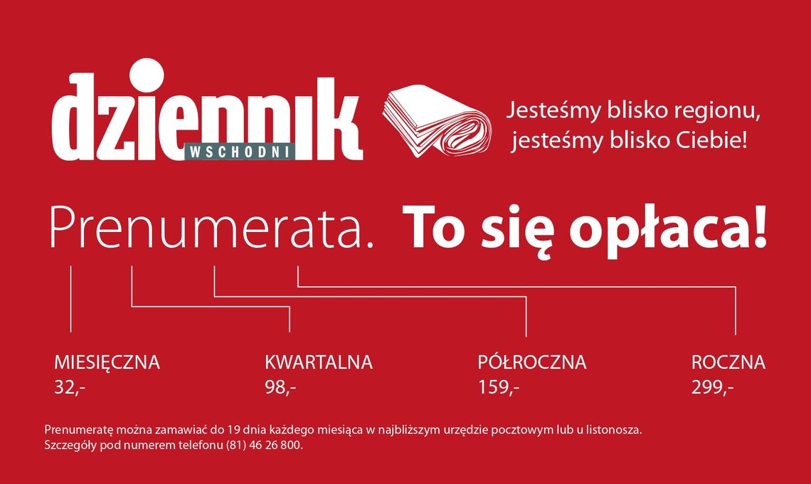 Prenumerata Dziennika Wschodniego