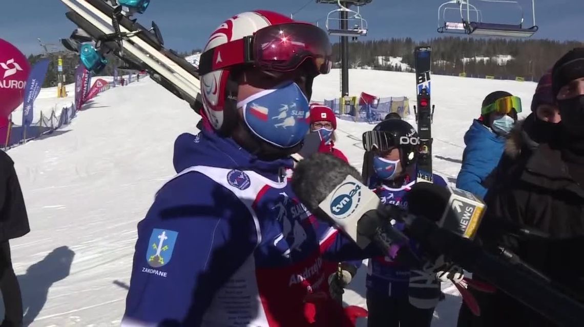 Prezydent Andrzej Duda jeździ na nartach i komentuje zarzuty wobec Daniela Obajtka