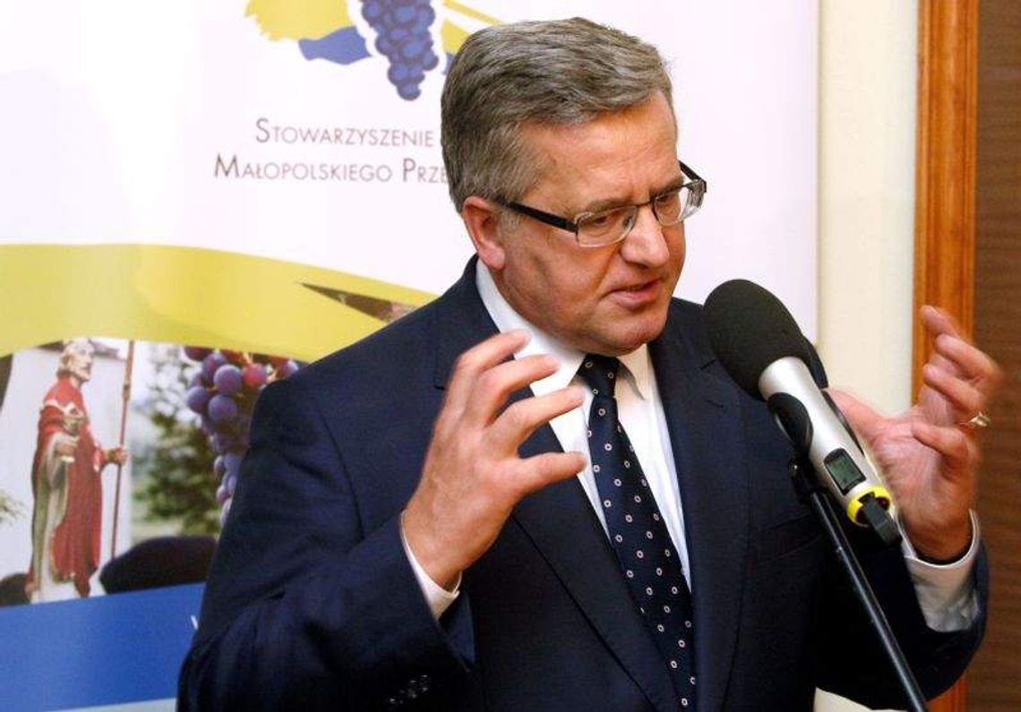 Prezydent na spotkaniu z winiarzami w Janowcu