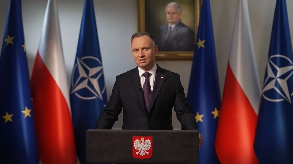 Prezydent RP Andrzej Duda w orędziu: "Niech to będzie dobry rok dla Polski, dla polskich spraw i polskich rodzin"