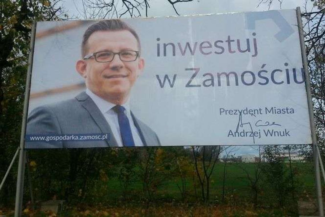 Prezydent Zamościa na plakacie. Czy to już kampania? Prezydent Zamościa na plakacie. Czy to już kampania?
