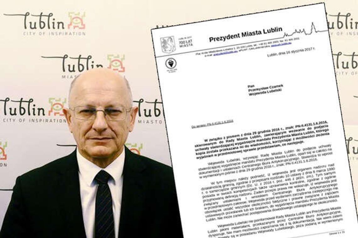 Prezydent złożył wyjaśnienia wojewodzie w sprawie PZU Życie. Co napisał? Prezydent złożył wyjaśnienia wojewodzie w sprawie PZU Życie. Co napisał?