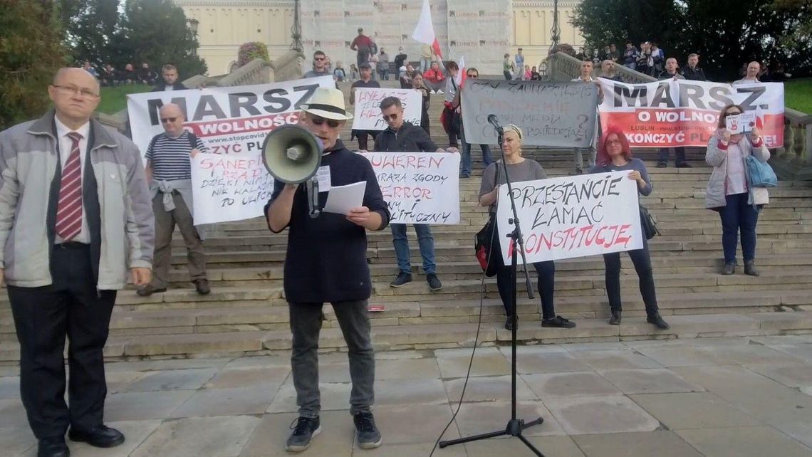 Profesor KUL gwiazdą antycovidowego marszu w Lublinie. Co na to uczelnia?