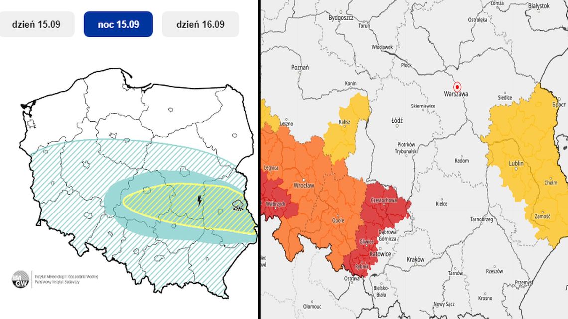 Prognoza dla Lubelszczyzny: Burze i gwałtownie przybierające rzeki