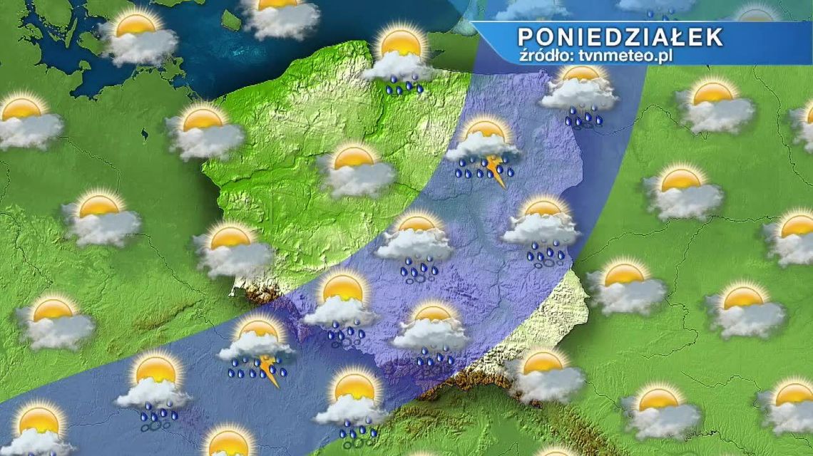 Prognoza pogody dla Lublina. Poniedziałek ma być mokry