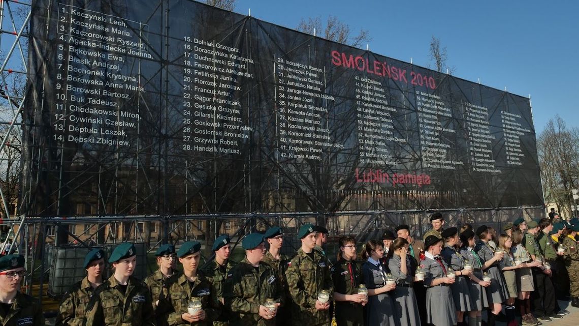 Program obchodów rocznicy katastrofy smoleńskiej w Lublinie