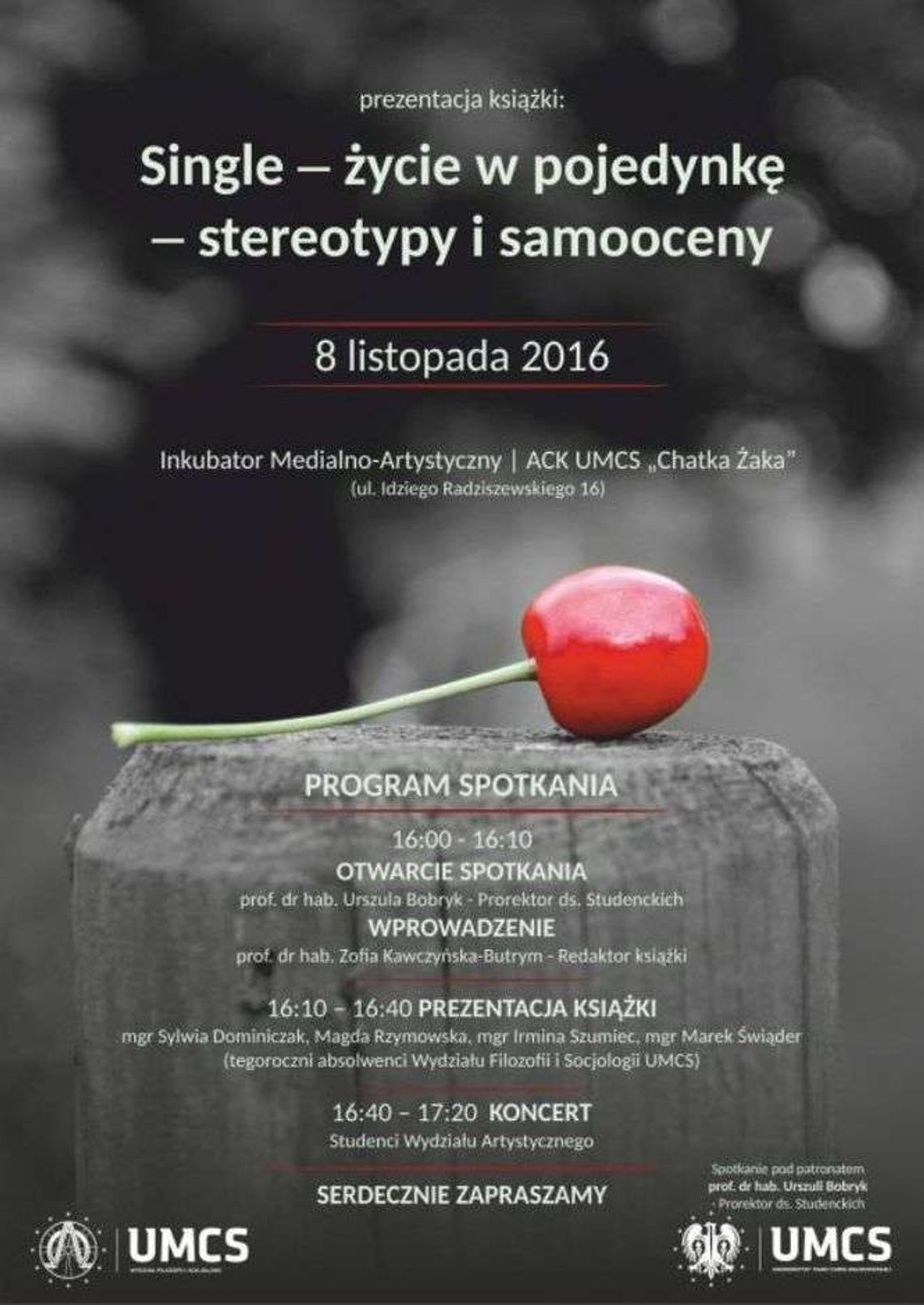 Promocja książki "Single - życie w pojedynkę"