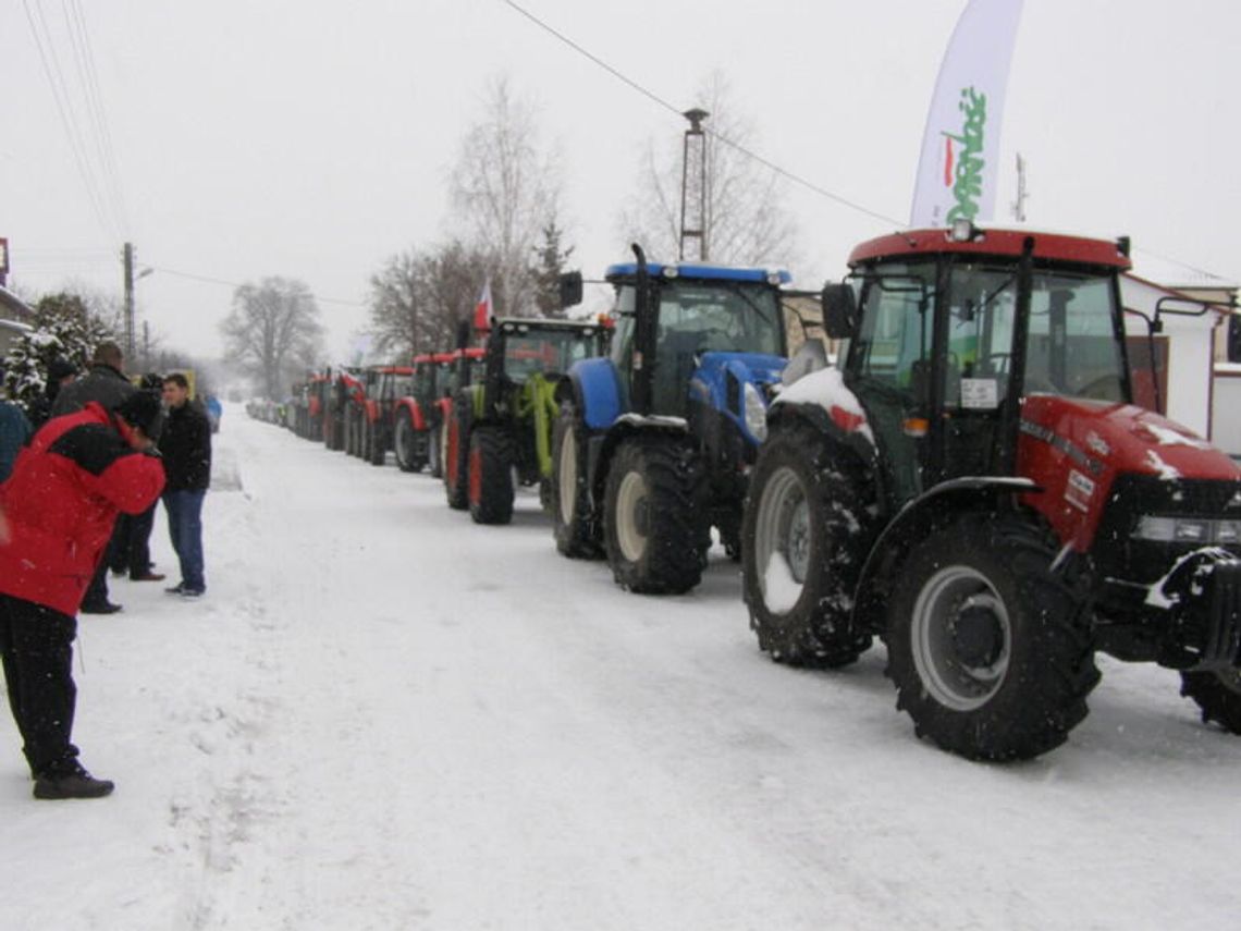 Protest rolników w Zamościu (zdjęcia)