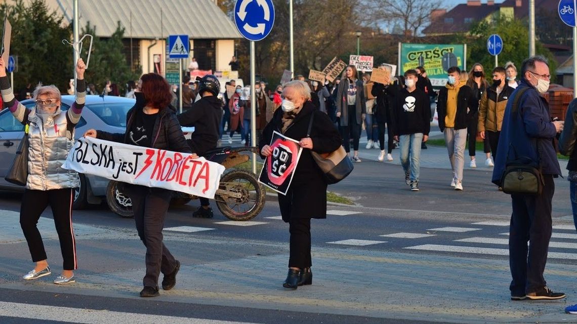 Protest w obronie praw kobiet we Włodawie