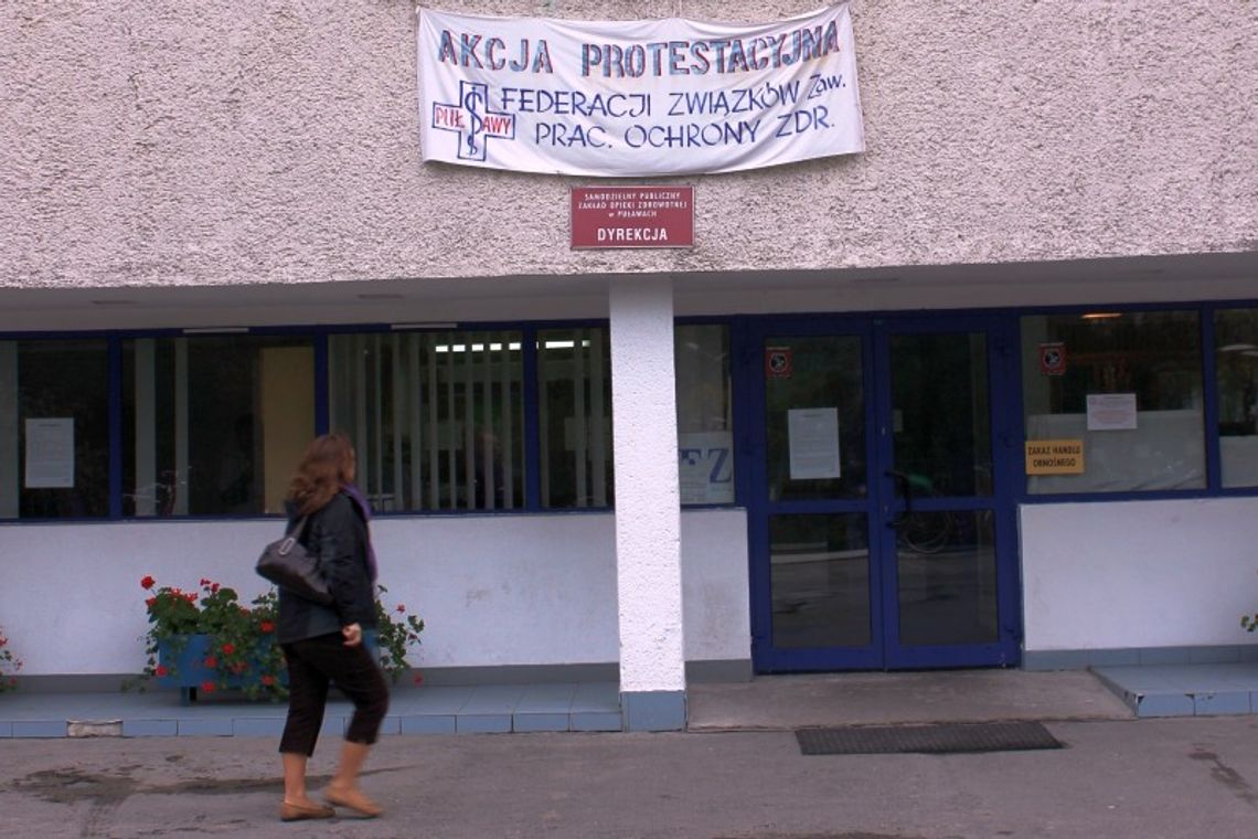 Protest w szpitalu. 100 zł podwyżki to za mało